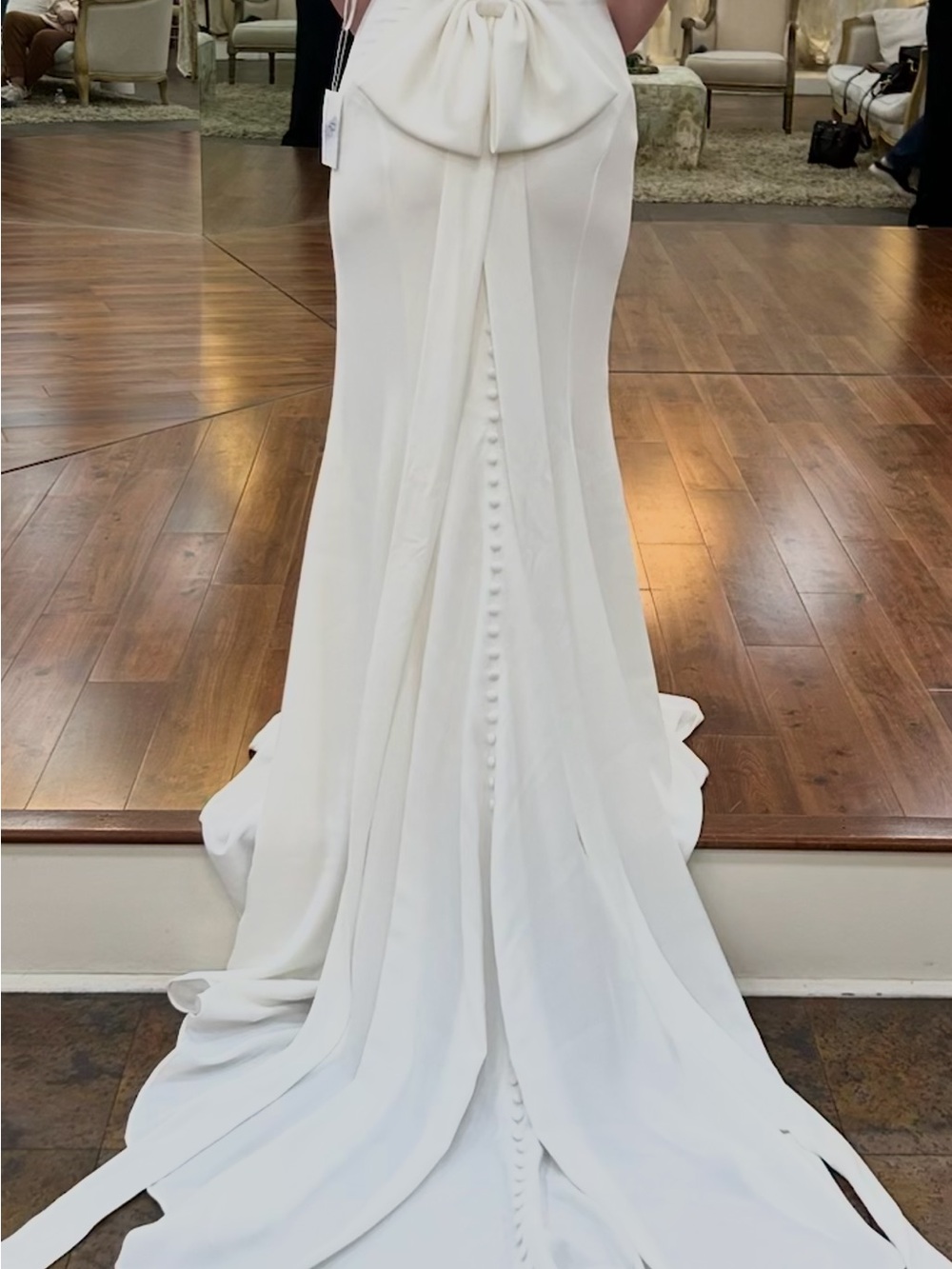 Stella York Ivory Bow-Back Bridal Gown